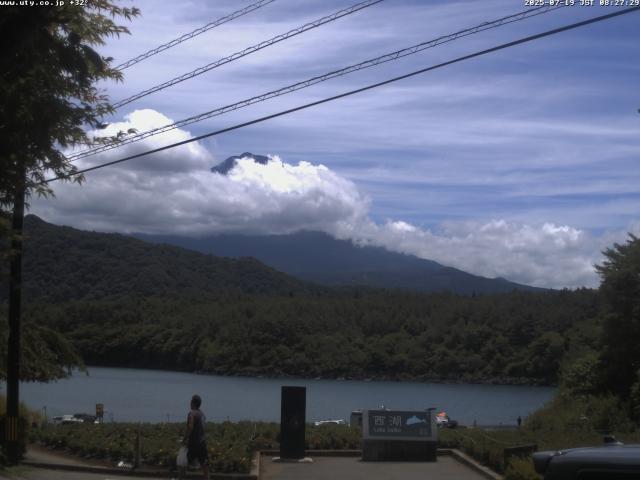 西湖からの富士山