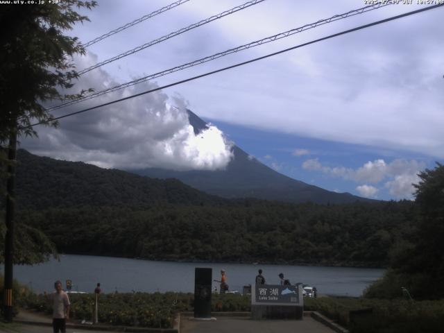 西湖からの富士山