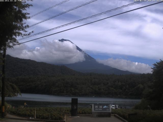 西湖からの富士山