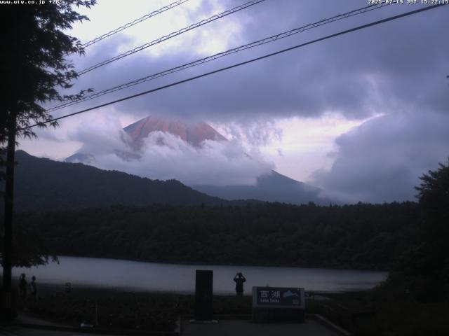 西湖からの富士山