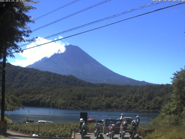 西湖からの富士山