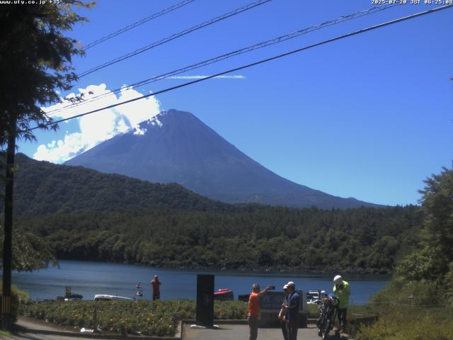 西湖からの富士山