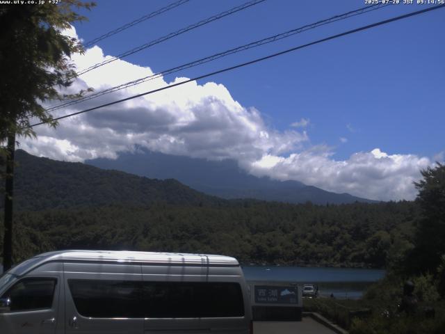 西湖からの富士山