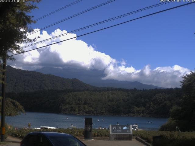 西湖からの富士山
