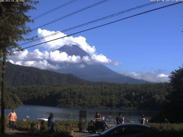 西湖からの富士山