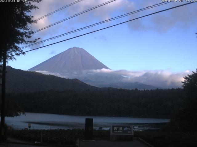 西湖からの富士山