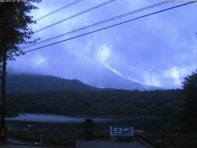 西湖からの富士山