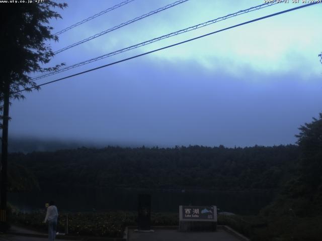 西湖からの富士山