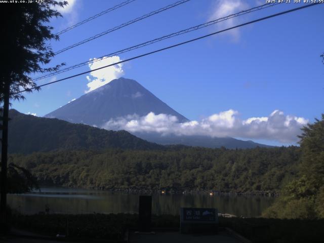 西湖からの富士山