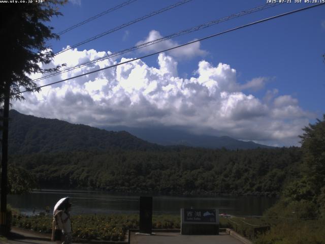 西湖からの富士山