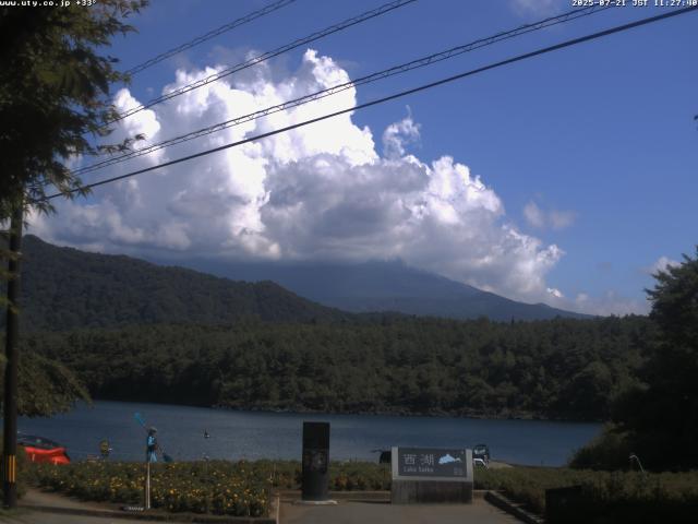 西湖からの富士山