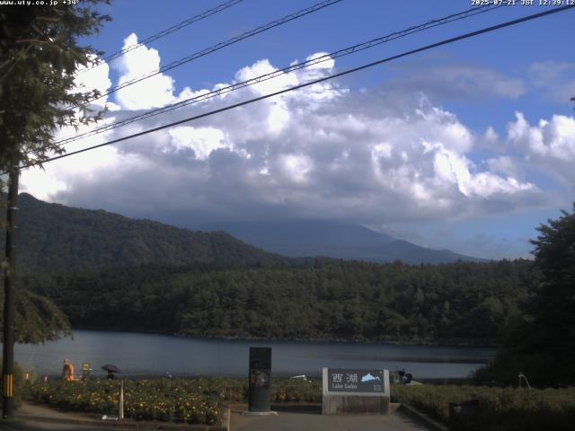 西湖からの富士山