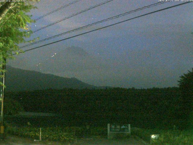 西湖からの富士山