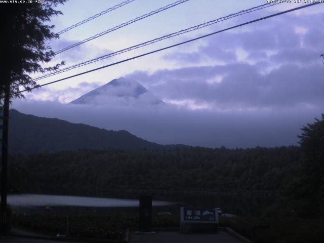 西湖からの富士山