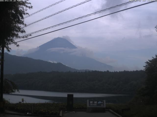 西湖からの富士山