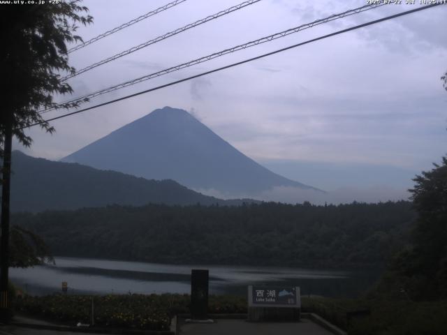 西湖からの富士山