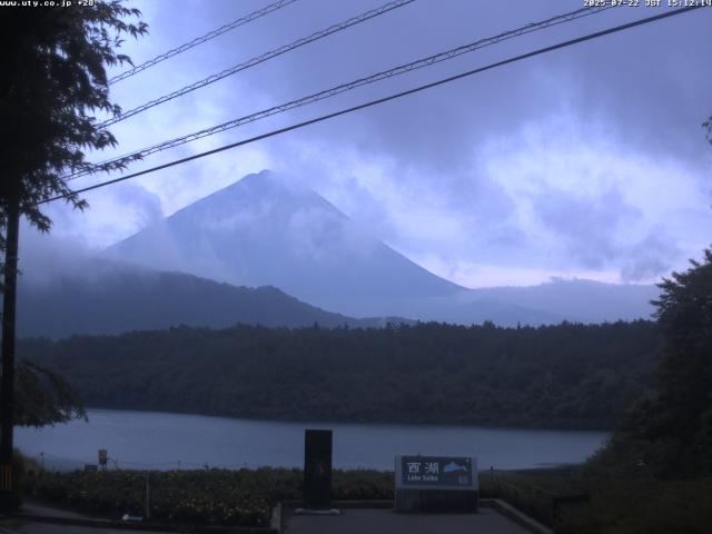 西湖からの富士山