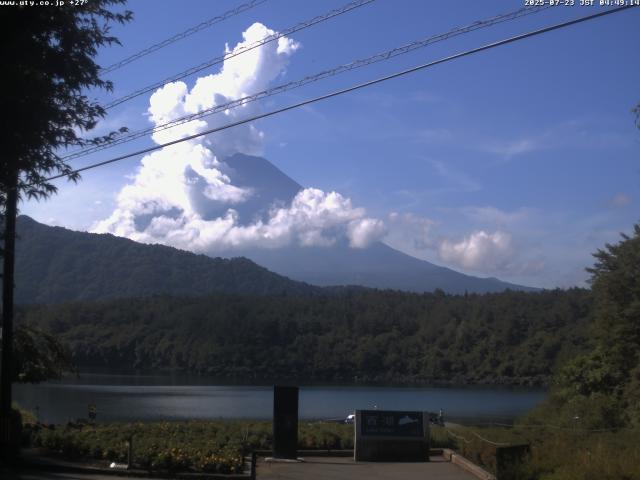 西湖からの富士山
