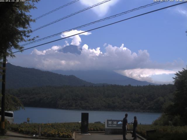 西湖からの富士山