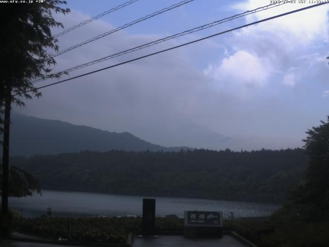 西湖からの富士山