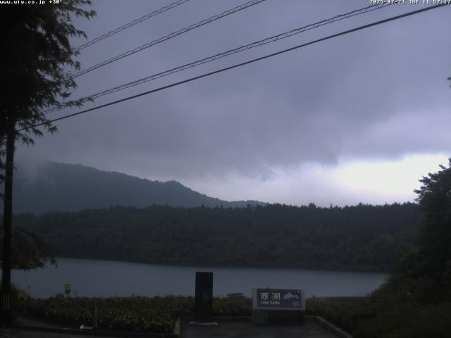 西湖からの富士山