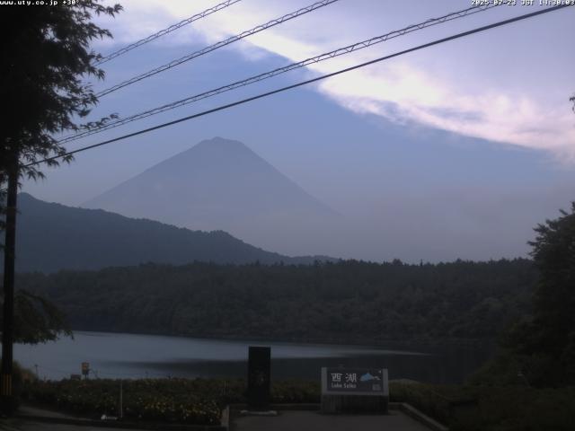西湖からの富士山