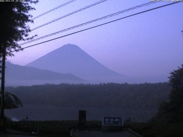 西湖からの富士山