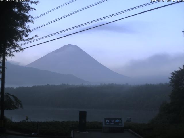 西湖からの富士山