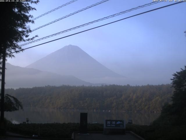 西湖からの富士山