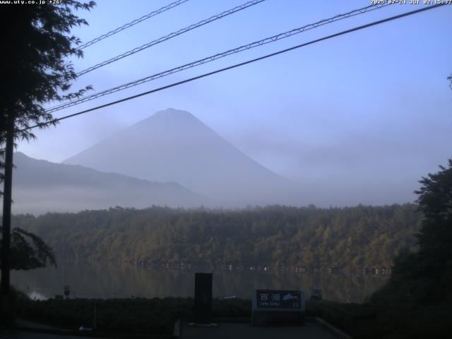 西湖からの富士山