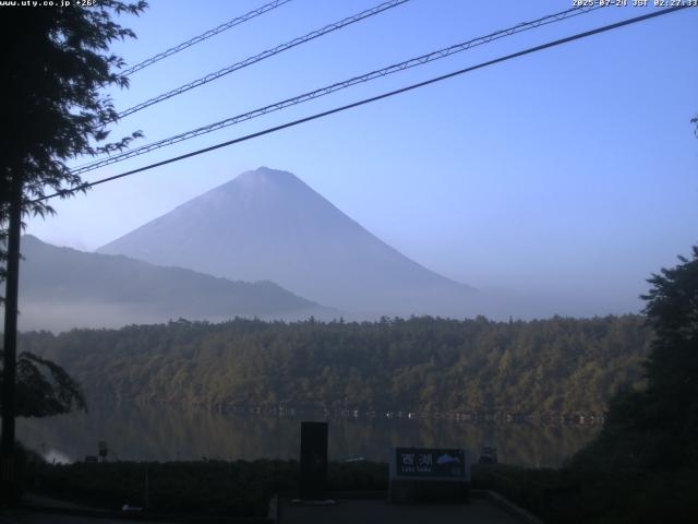 西湖からの富士山