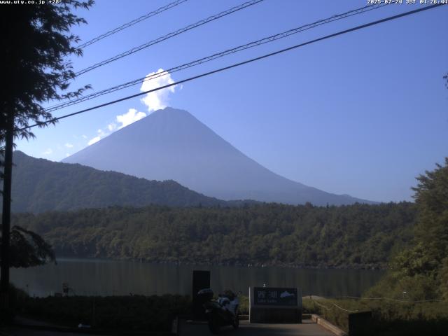 西湖からの富士山