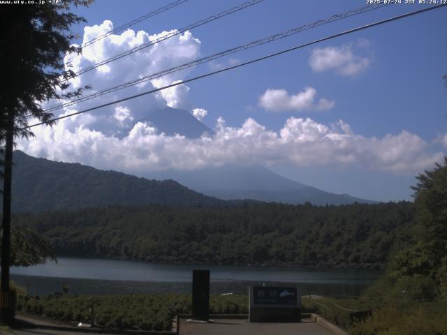 西湖からの富士山