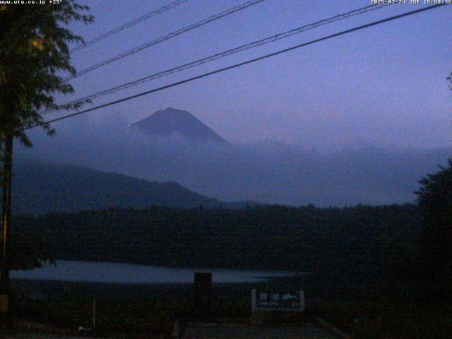 西湖からの富士山