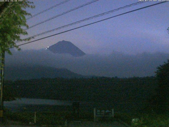 西湖からの富士山