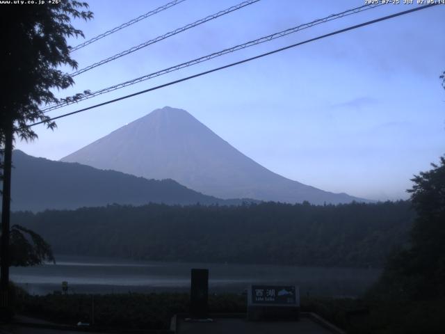 西湖からの富士山