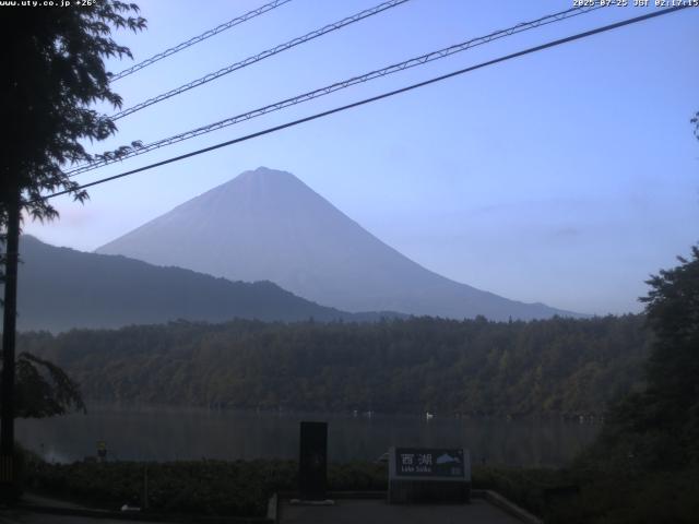西湖からの富士山