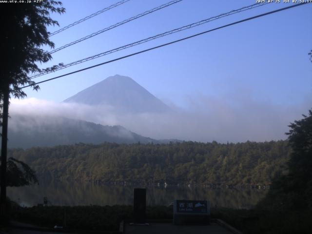 西湖からの富士山