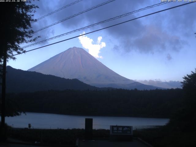 西湖からの富士山