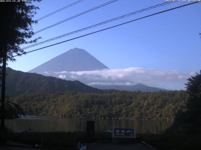 西湖からの富士山