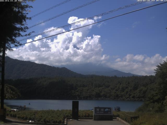 西湖からの富士山
