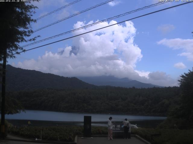 西湖からの富士山