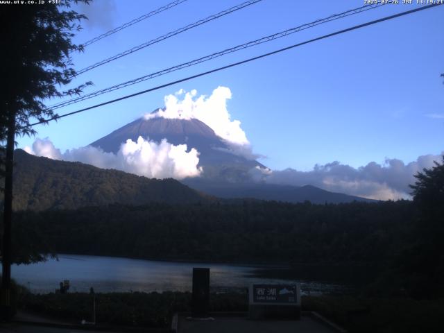 西湖からの富士山