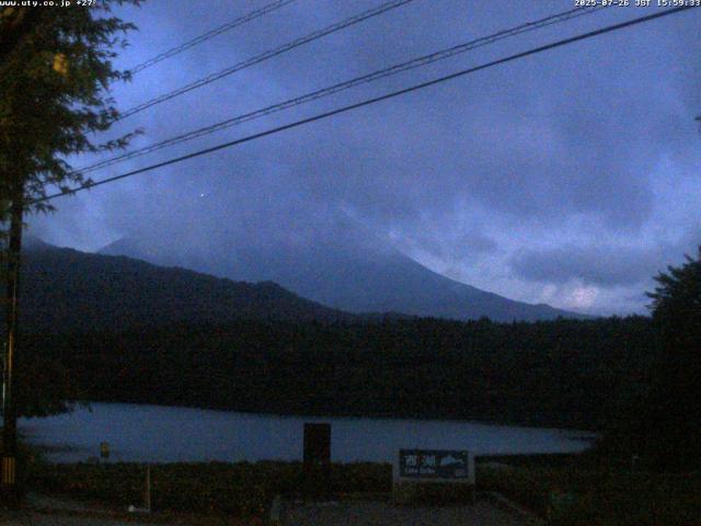西湖からの富士山