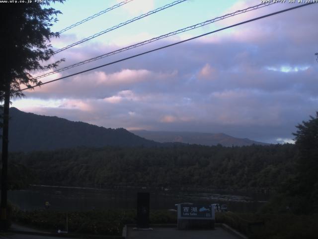 西湖からの富士山