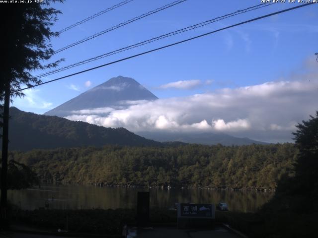 西湖からの富士山