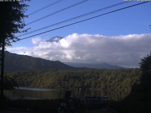 西湖からの富士山