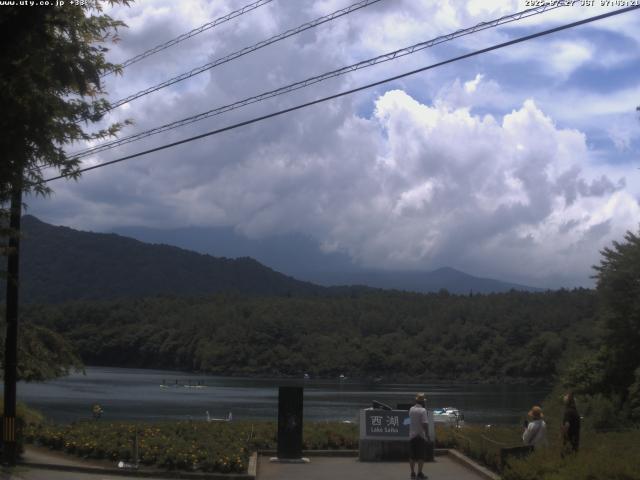 西湖からの富士山