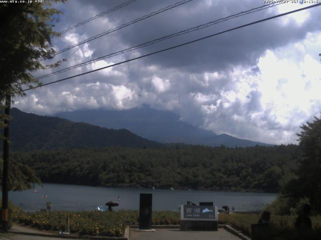 西湖からの富士山