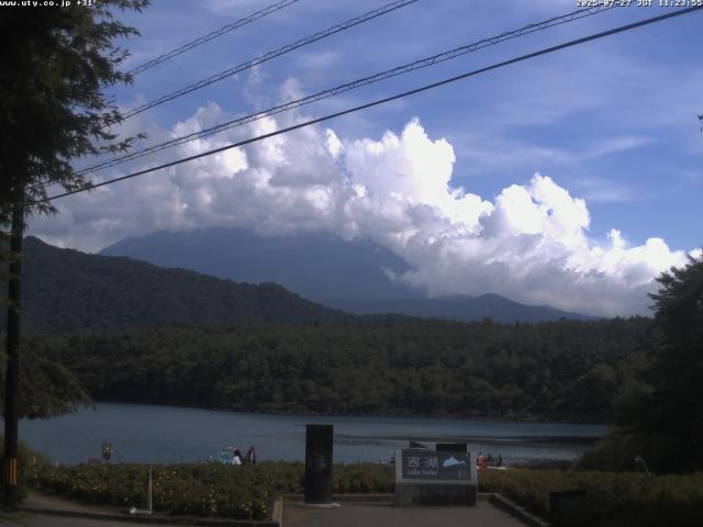 西湖からの富士山